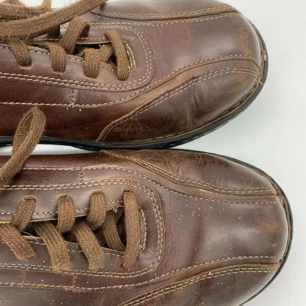 L.L. Bean Shoes Sz 10.5 Brown Derby Oxfords Leather Men